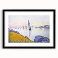 Evening Calm, Concarneau" Modern Wall Art - Serene Contemporary Coastal Decor