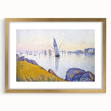Evening Calm, Concarneau" Modern Wall Art - Serene Contemporary Coastal Decor