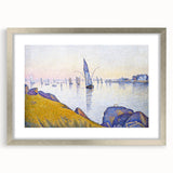 Evening Calm, Concarneau" Modern Wall Art - Serene Contemporary Coastal Decor