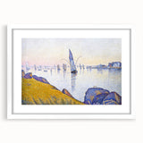 Evening Calm, Concarneau" Modern Wall Art - Serene Contemporary Coastal Decor