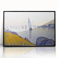 Evening Calm, Concarneau" Modern Wall Art - Serene Contemporary Coastal Decor