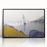 Evening Calm, Concarneau" Modern Wall Art - Serene Contemporary Coastal Decor