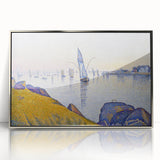 Evening Calm, Concarneau" Modern Wall Art - Serene Contemporary Coastal Decor