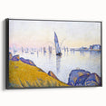 Evening Calm, Concarneau" Modern Wall Art - Serene Contemporary Coastal Decor