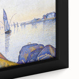 Evening Calm, Concarneau" Modern Wall Art - Serene Contemporary Coastal Decor