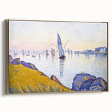 Evening Calm, Concarneau" Modern Wall Art - Serene Contemporary Coastal Decor
