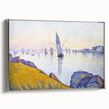 Evening Calm, Concarneau" Modern Wall Art - Serene Contemporary Coastal Decor