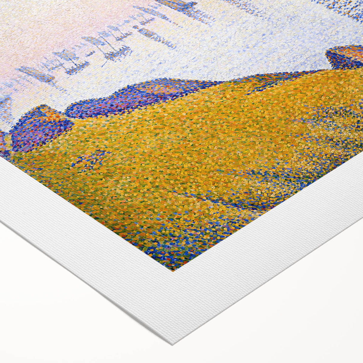 Evening Calm, Concarneau" Modern Wall Art - Serene Contemporary Coastal Decor