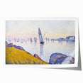 Evening Calm, Concarneau" Modern Wall Art - Serene Contemporary Coastal Decor