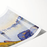 Evening Calm, Concarneau" Modern Wall Art - Serene Contemporary Coastal Decor