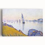 Evening Calm, Concarneau" Modern Wall Art - Serene Contemporary Coastal Decor