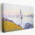 Evening Calm, Concarneau" Modern Wall Art - Serene Contemporary Coastal Decor