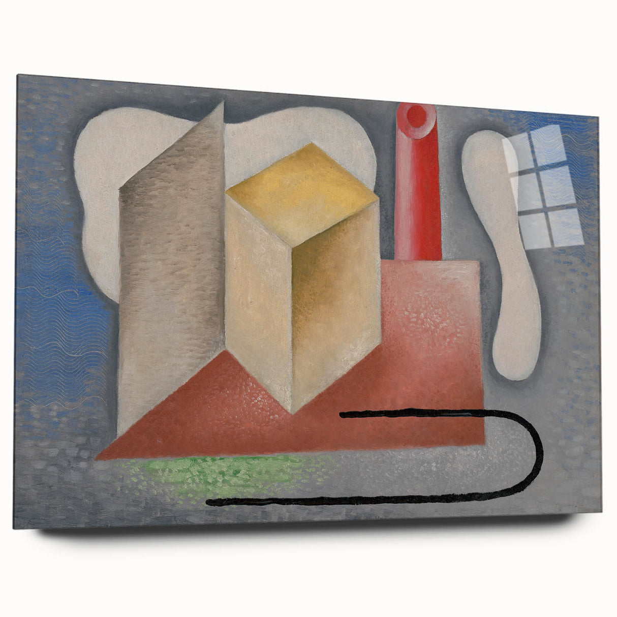 Factory" Abstract Modern Art - Contemporary Industrial Decor