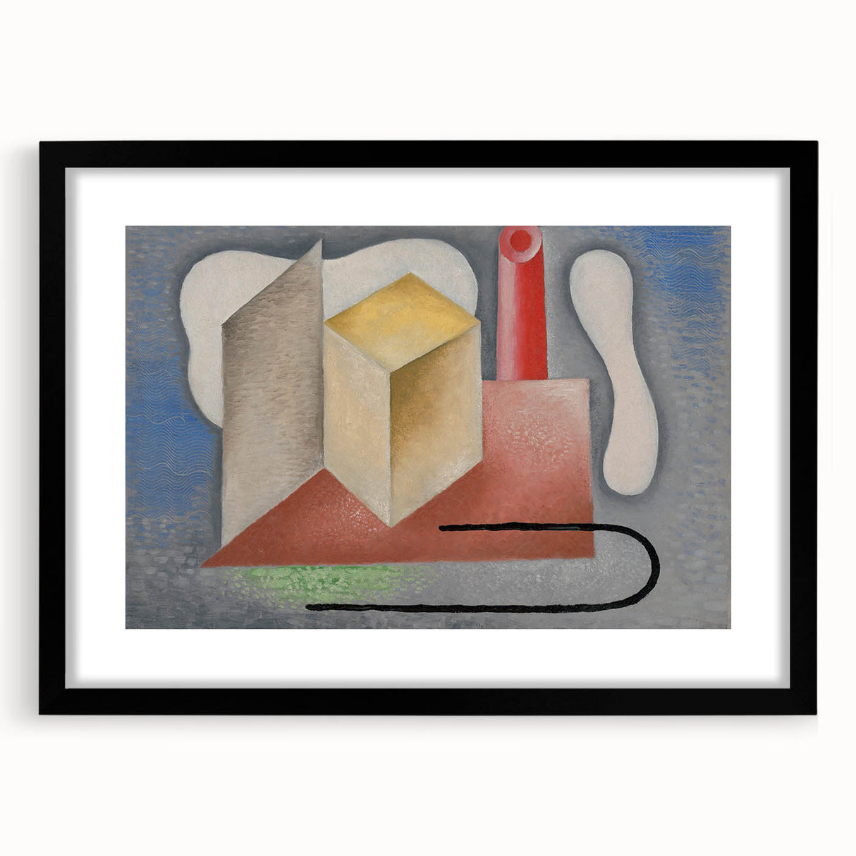 Factory" Abstract Modern Art - Contemporary Industrial Decor