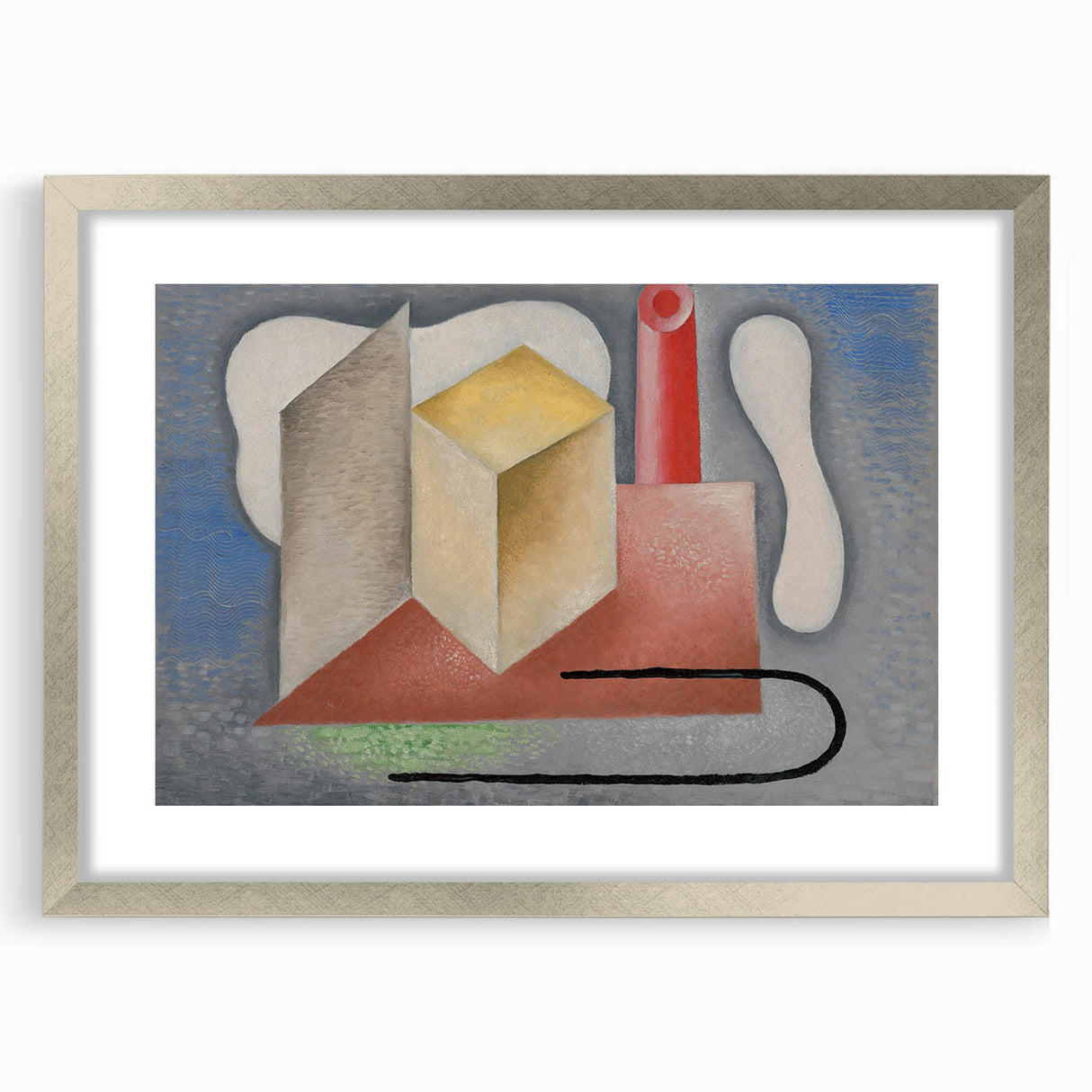 Factory" Abstract Modern Art - Contemporary Industrial Decor