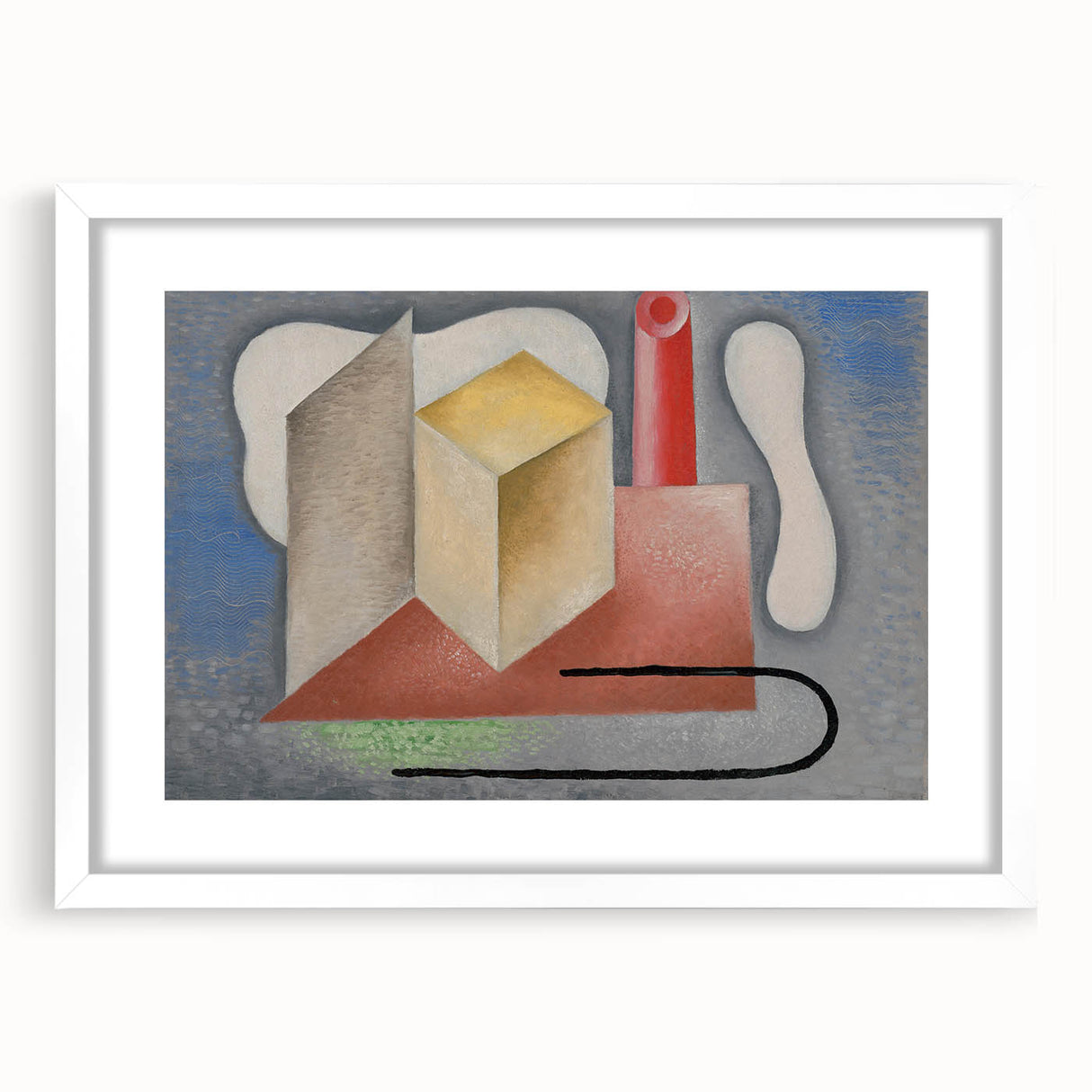 Factory" Abstract Modern Art - Contemporary Industrial Decor