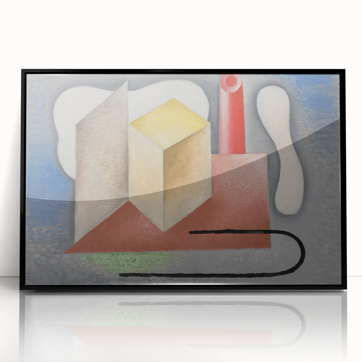 Factory" Abstract Modern Art - Contemporary Industrial Decor