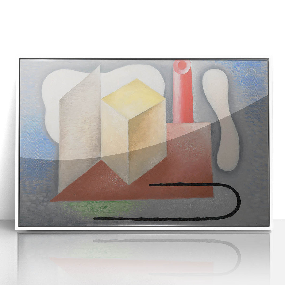 Factory" Abstract Modern Art - Contemporary Industrial Decor