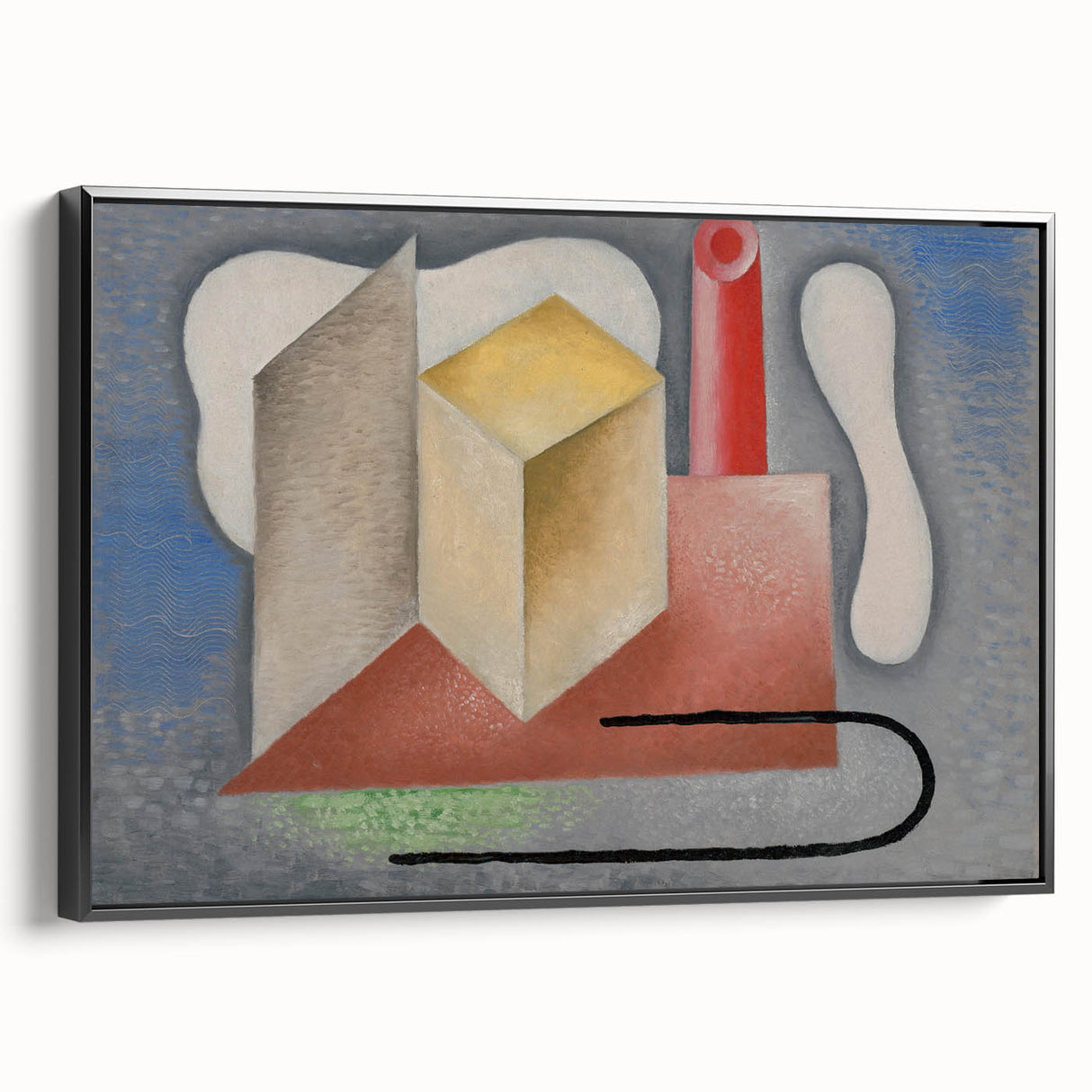 Factory" Abstract Modern Art - Contemporary Industrial Decor