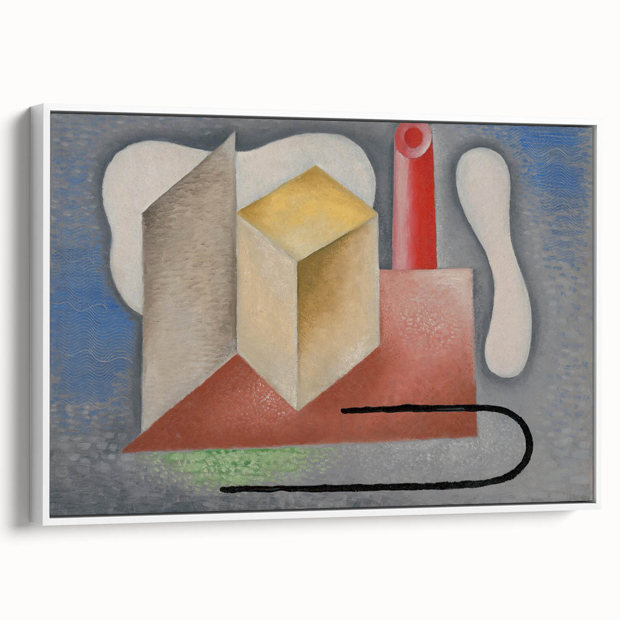 Factory" Abstract Modern Art - Contemporary Industrial Decor