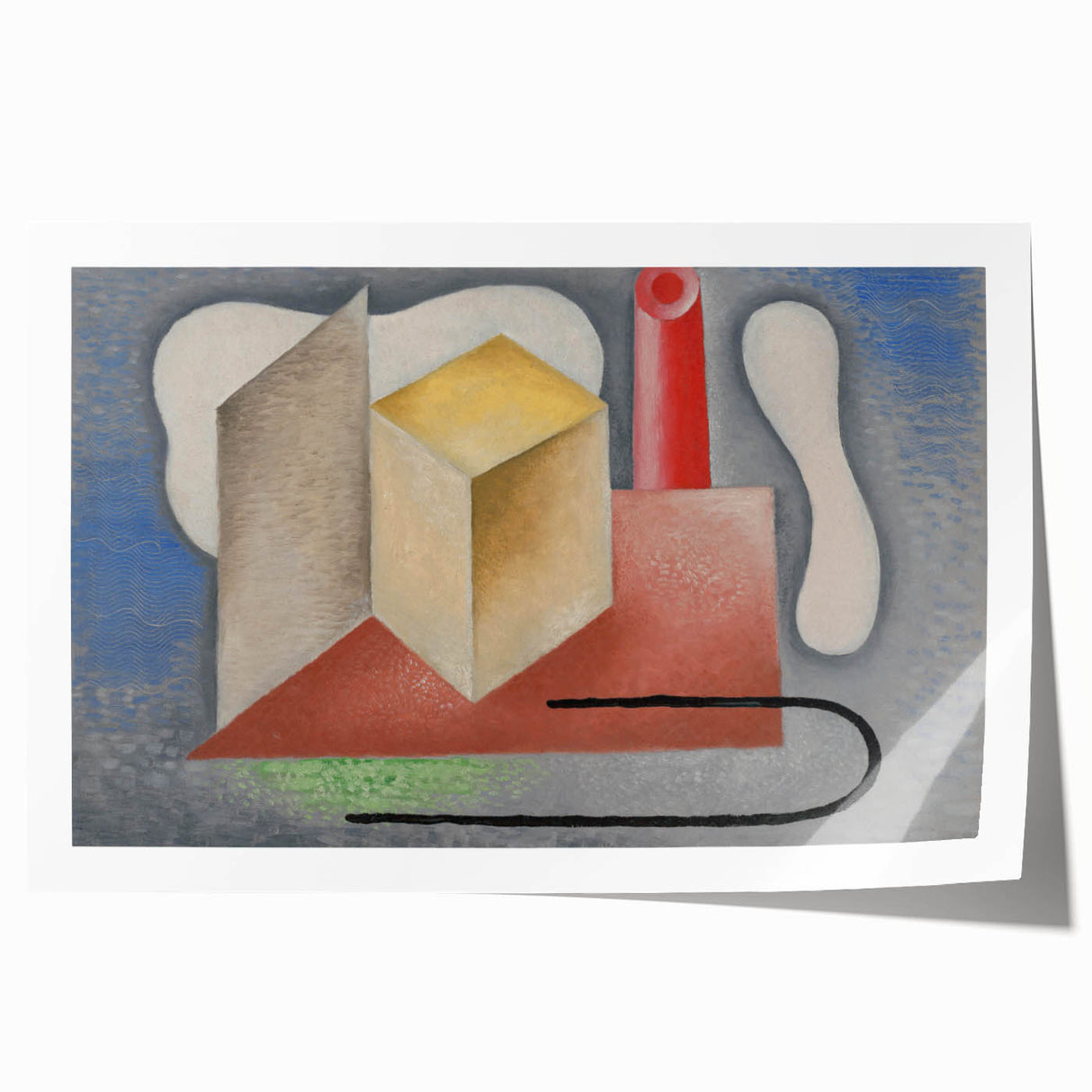 Factory" Abstract Modern Art - Contemporary Industrial Decor