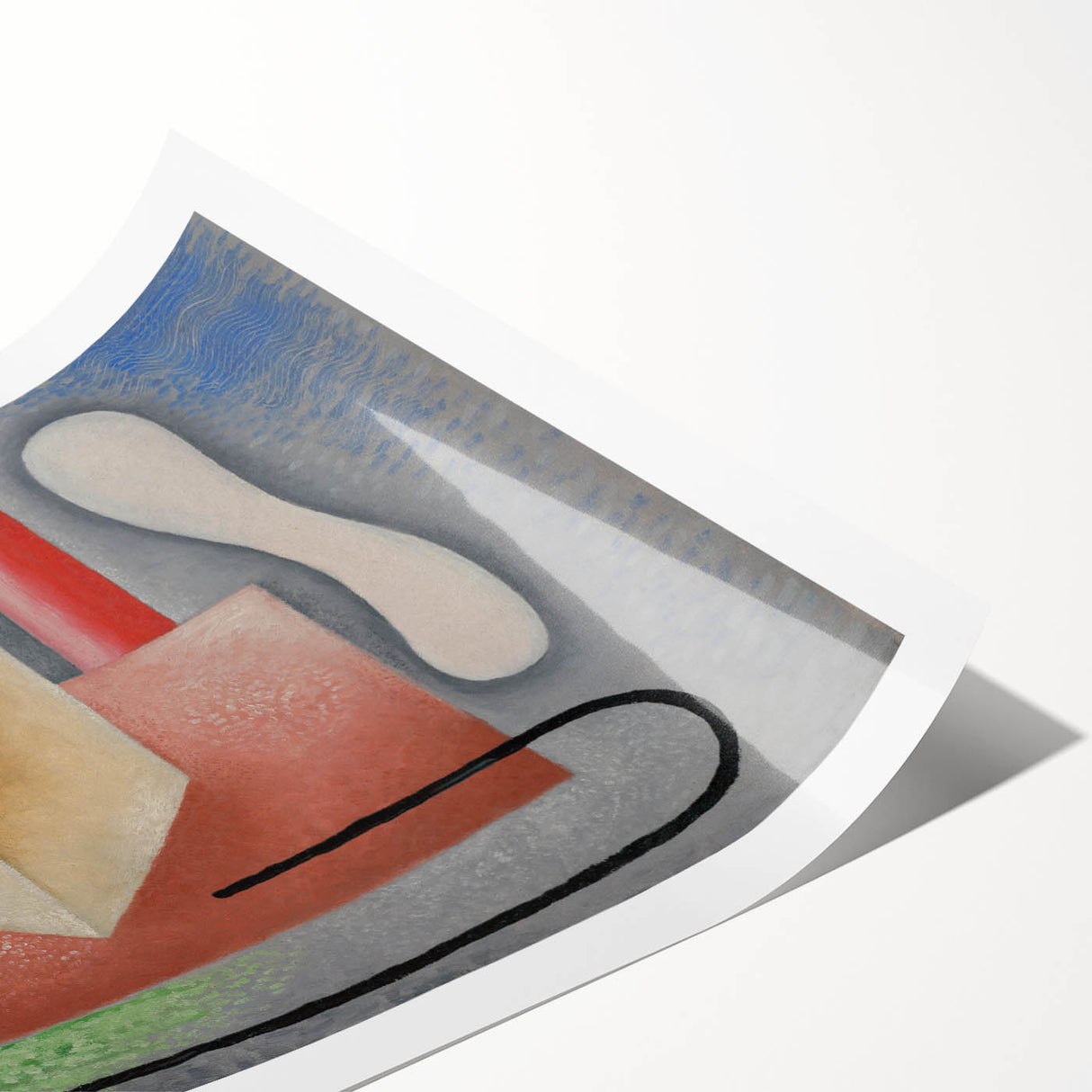 Factory" Abstract Modern Art - Contemporary Industrial Decor