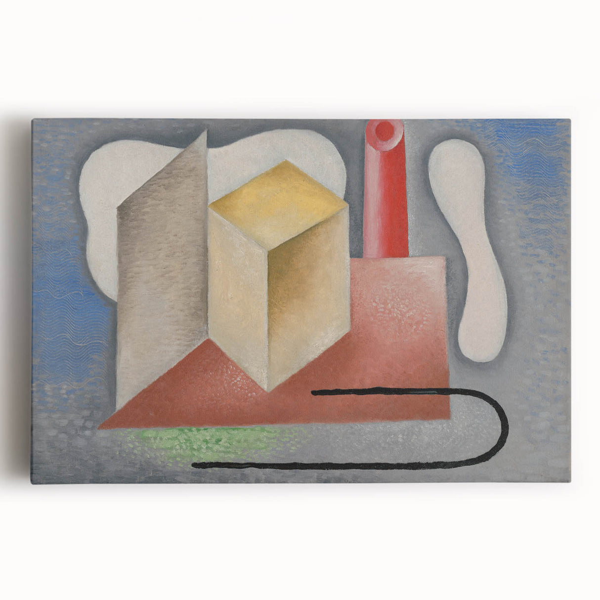 Factory" Abstract Modern Art - Contemporary Industrial Decor
