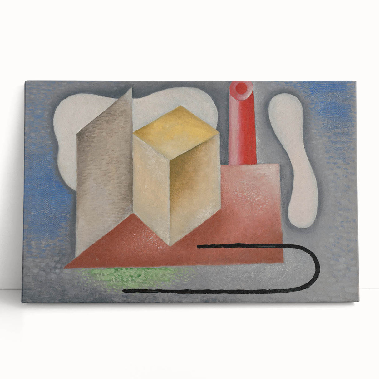 Factory" Abstract Modern Art - Contemporary Industrial Decor