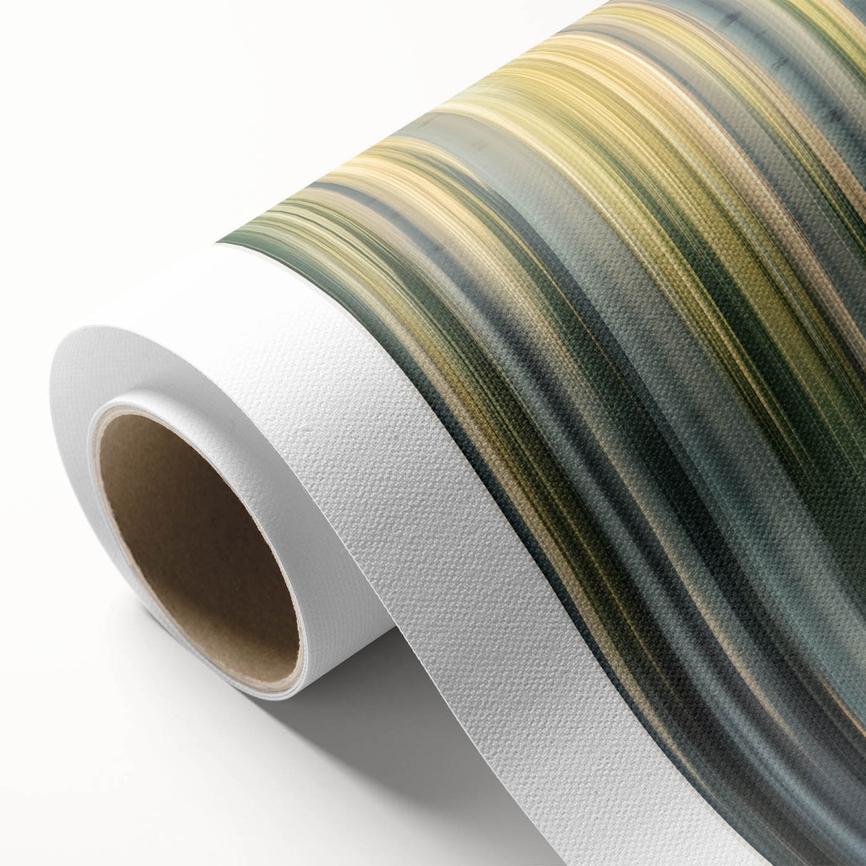 Golden Birch Blur – Dynamic Abstract Forest Motion Wall Art