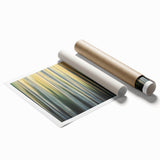 Golden Birch Blur – Dynamic Abstract Forest Motion Wall Art