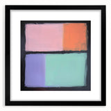 Abstract Pastel Bedroom Wall Art – Modern Canvas Print