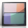 Abstract Pastel Bedroom Wall Art – Modern Canvas Print