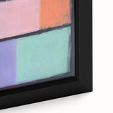 Abstract Pastel Bedroom Wall Art – Modern Canvas Print