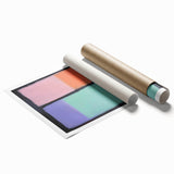 Abstract Pastel Bedroom Wall Art – Modern Canvas Print