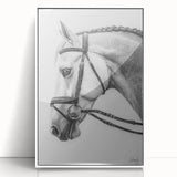 Framed acrylic artwork showcasing a vibrant animal design, featuring a white frame and a clear front view. Ideal for modern home decor and animal lovers.
