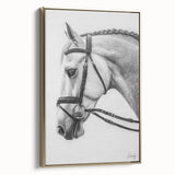 Framed canvas artwork featuring a vibrant animal design in gold tones, showcasing intricate details and textures, ideal for enhancing home decor with a touch of elegance.