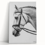 Stretched canvas artwork depicting a vibrant jungle scene with colorful animals, including a lion and elephant, leaning against a wall, ideal for home decor.