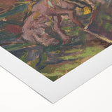 Emotive Expressionist Landscape - Departure Canvas Print in Bold Colors