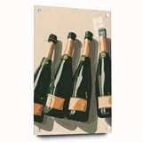 Large abstract wall art on acrylic glass, featuring swirling blue and white patterns, ideal for dining room decor.