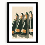 Extra large framed abstract art print featuring a textured, colorful palette, ideal for living room decor.