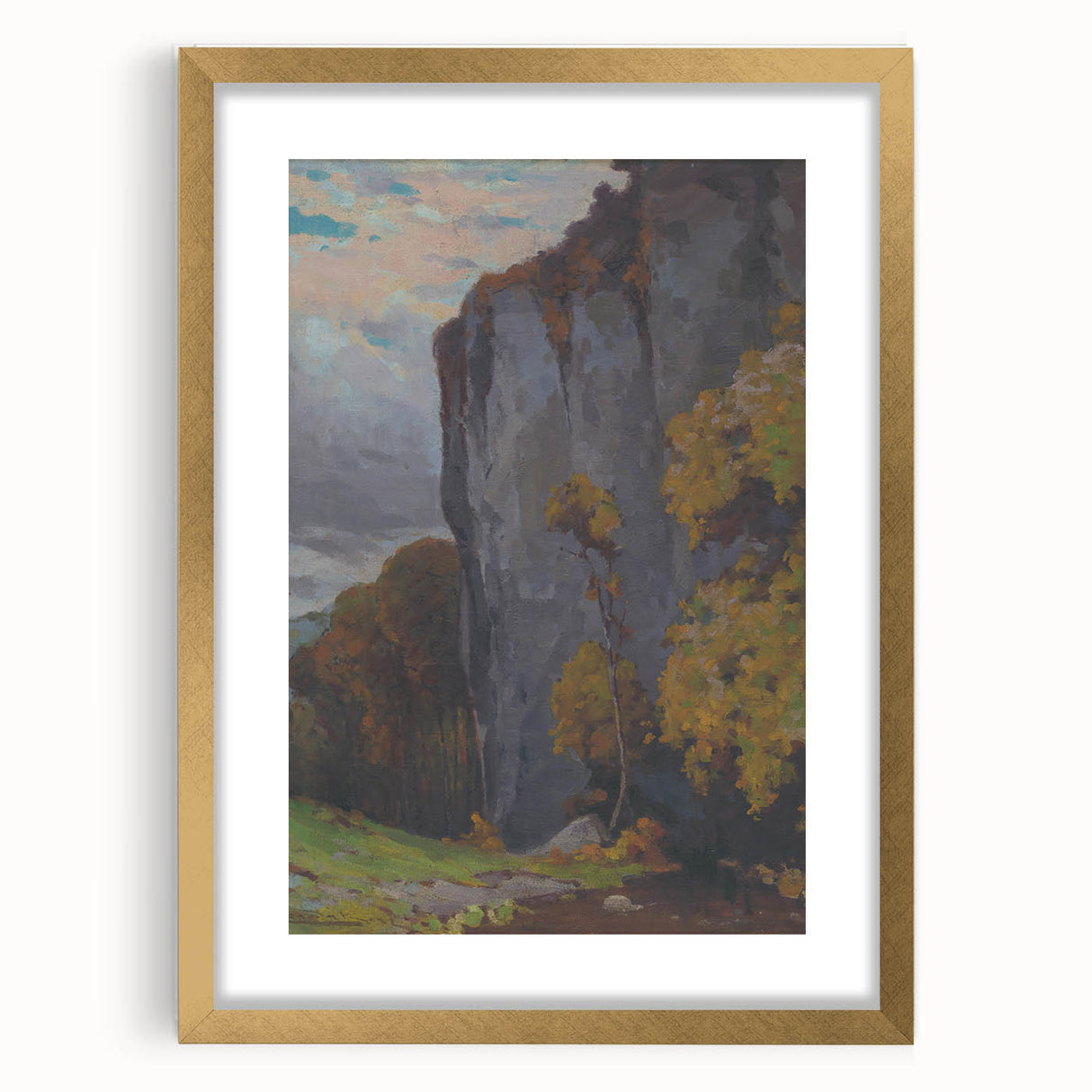 Lajos Csordák's Butt - Stunning Autumn Landscape in Impressionist Style