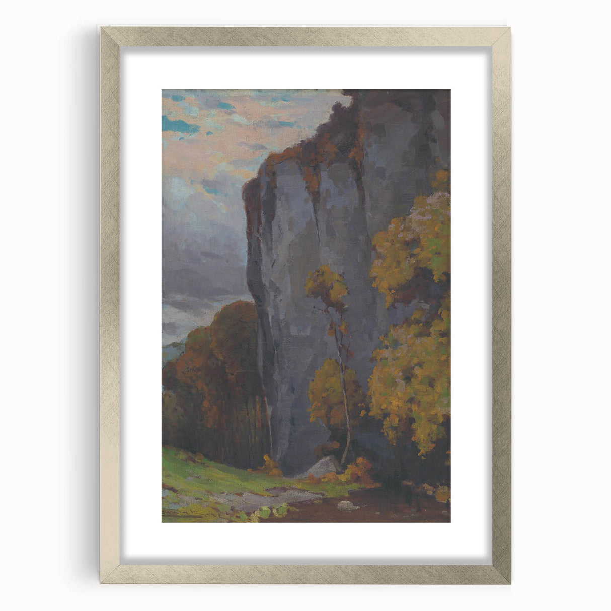 Lajos Csordák's Butt - Stunning Autumn Landscape in Impressionist Style