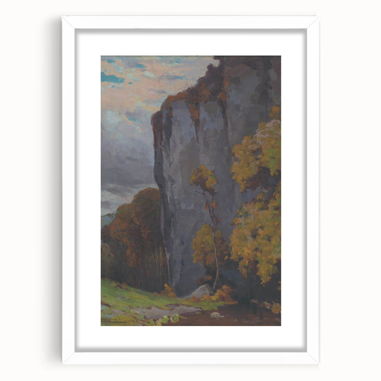 Lajos Csordák's Butt - Stunning Autumn Landscape in Impressionist Style