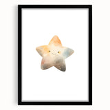 Whimsical Girls Room Wall Art - Playful Star Children's Decor