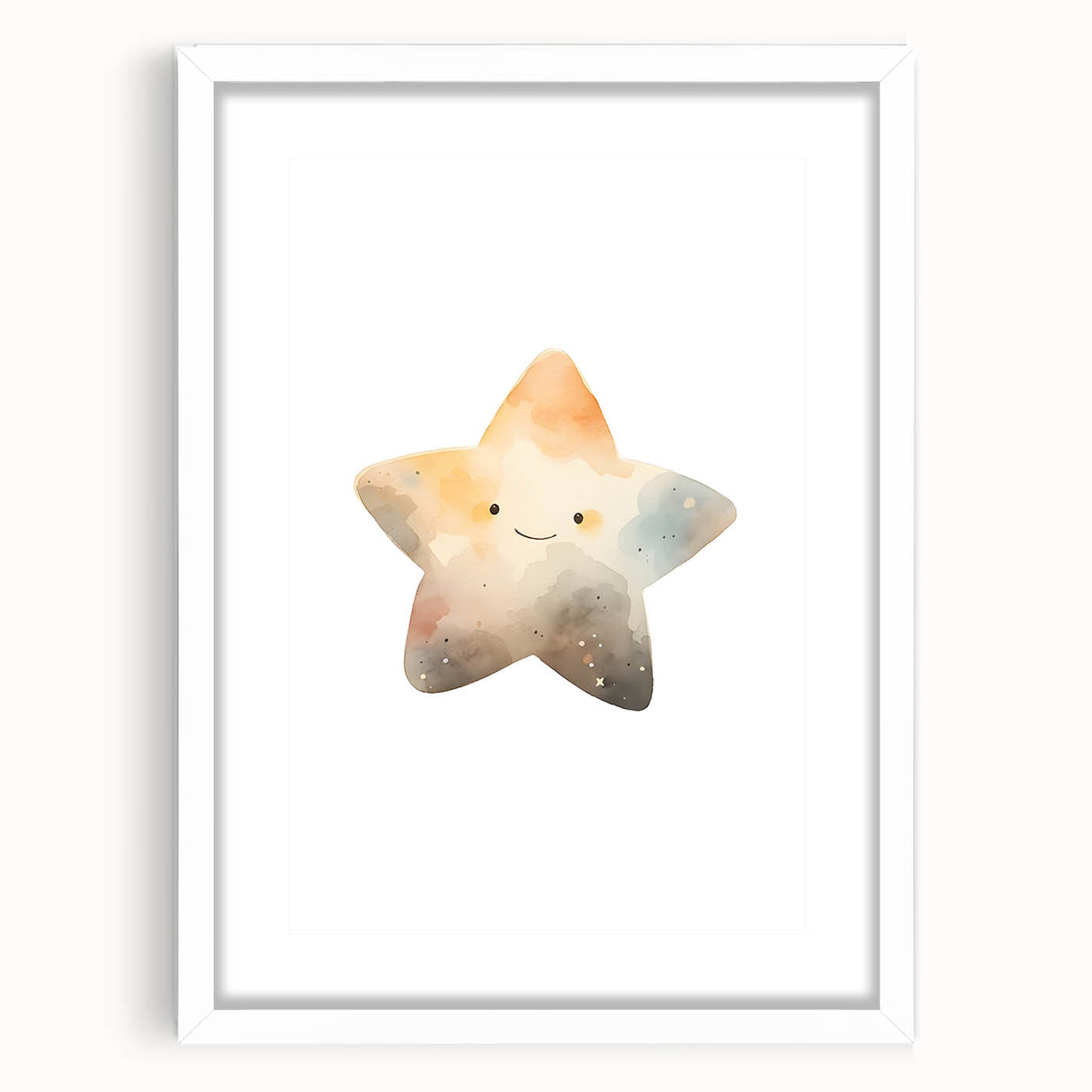 Whimsical Girls Room Wall Art - Playful Star Children's Decor