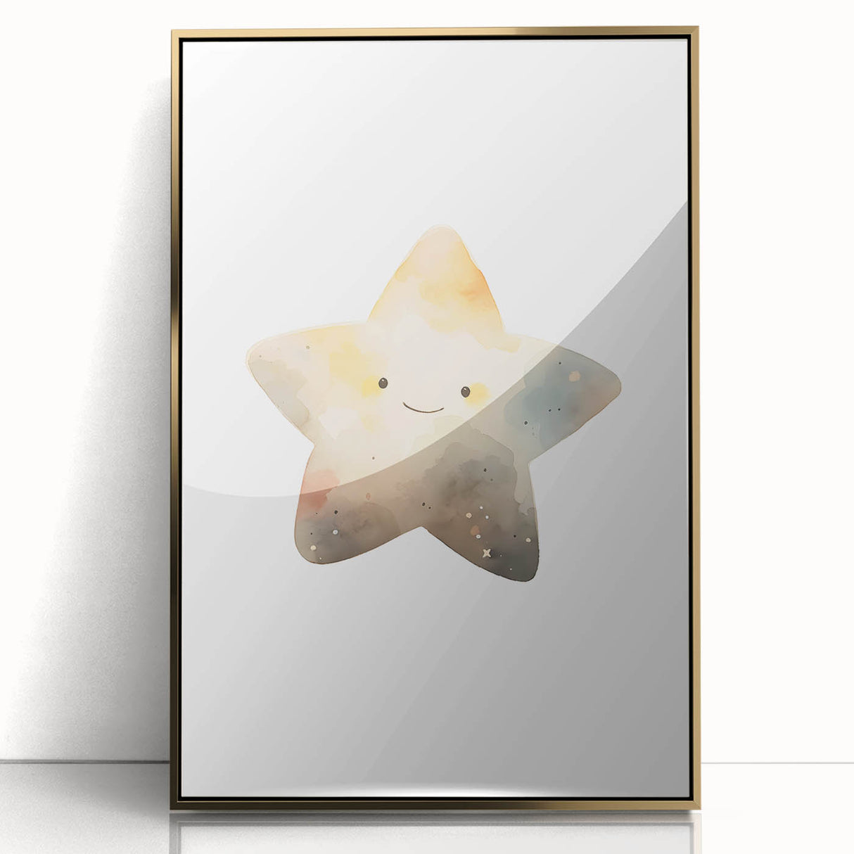 Whimsical Girls Room Wall Art - Playful Star Children's Decor