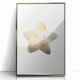 Whimsical Girls Room Wall Art - Playful Star Children's Decor