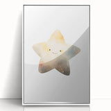 Whimsical Girls Room Wall Art - Playful Star Children's Decor