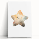 Whimsical Girls Room Wall Art - Playful Star Children's Decor