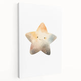 Whimsical Girls Room Wall Art - Playful Star Children's Decor